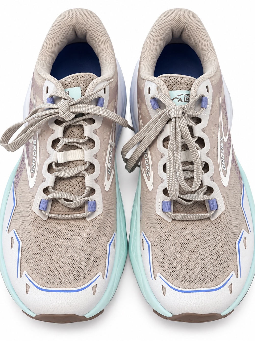 Brooks Caldera Women's Neutral Running Shoes Taupe with Mint & Lavender Accents